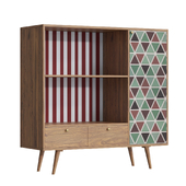 Chest of drawers with a niche Berber