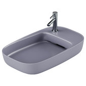 Countertop washbasin Allen Brau Liberty 4.32012.AN anthracite