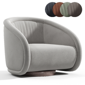 Rory Boucle Swivel Chair