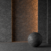 Brick Material 004 | Old Brick Pattern | PBR 4K PNG Seamless