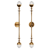 ROLL & HILL | Rue sala double arm sconce