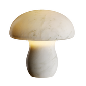 Alabaster Mushroom Table Lamp