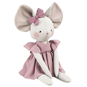 Mouse linen toy