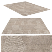 Minya Hand-Knotted Wool Rug Sand