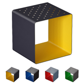 Металлический перфорированный стул табурет Radium Stool Mmcite
