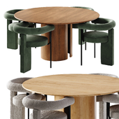 Ferro chair and table Sculpta Set