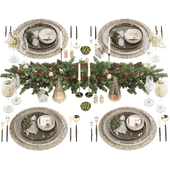 Christmas table setting 01