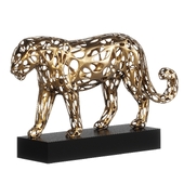 Decorative Abstract Sculpture Luminous Panther