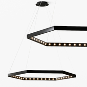 HEXA 1 Black by Le deun Pendant light