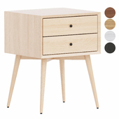 Mid-Century Closed Nightstand 18