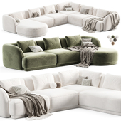 Miley Sofa 6 seater corner by Naduvi