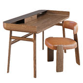 Desk Set: DeLaEspada and Andreu World (Harold Table and Oru Chair)