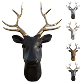 Deer Head Sculpture