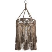 Boho style pendant ceiling light