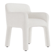 CASTLERY  Sonia Performance Boucle Dining Arm Chair