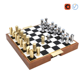 Fowler Chess Game Gift Set Ralph Lauren