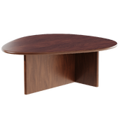 irregular acacia centre coffee table by zara home