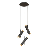 Rainer Chandelier Trio black