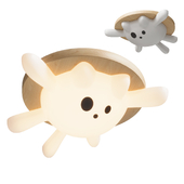 Cream Cat Ceiling Lamp