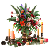 Flower In Vase 01