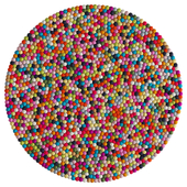 MyFelt - Lotte Felt Ball Rug Round