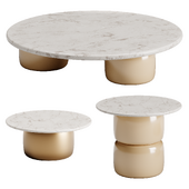 Lua marble coffee table