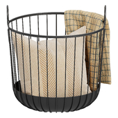 Basket With Pillow