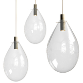 CB2 Calandra Glass Pendant Lamp