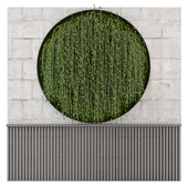 Wall Vertical Circle Garden Hanging Plants_Set 2841