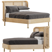 HEATHERFIELD RATTAN BED