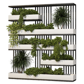 Indoor Hanging Plants In Standing Vertical shelf 117