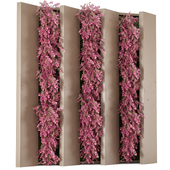 Fence Wall Vertical Bougainvillea Garden Set 2844