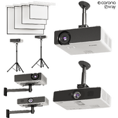 Набор проекторов Canon.