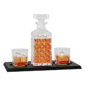 Whiskey decanter with glasses  / Набор для виски