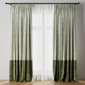 Rod Curtain  - Green Curtain 33 HBH