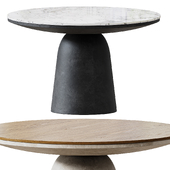 Leona Marble Round Dining Table