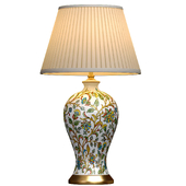 Настольная лампа European Floral style Retro Table Lamp Painted Decoration