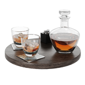 N13 Whiskey decanter with glasses  / Набор для виски