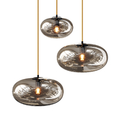 Riflessi Nubola S3 Blown Glass Pendant Lamp