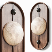 Wall lamp with frame