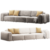 Sofa Lilt-2 Bucle White