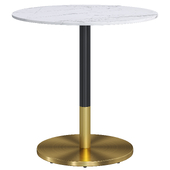 Orbit Restaurant Round Dining Table - Porcelain