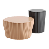 Corteza coffee tables by Kartell