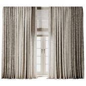 Curtains with Roman blinds 28 HBH