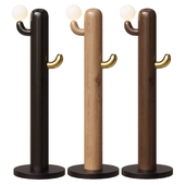 Wooden Cactus Floor Lamp