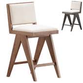 Jakob Framed Fabric Bar stool