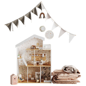 Children room. Decor set 05