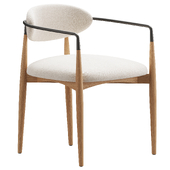 Arno Fabric Dining Armchair