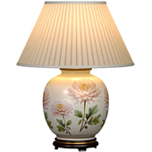 Настольная лампа Chrysanthemum Glass Porcelain Large Table Lamp