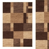 Alair Abstract Light Brown Area Rug